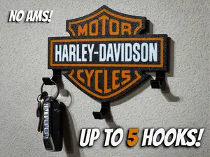 Harley Davidson Key Hanger | No AMS Needed!