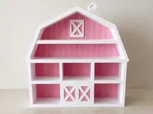 Cute Farmhouse Barn Display Shelf|No Supports