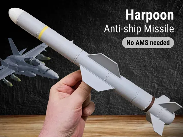 Harpoon Anti-Ship Missile Replica