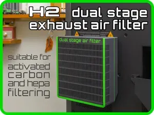 H2 Dual Stage Exhaust Air Filter