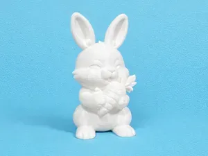 Easter Bunny with carrot - Decor