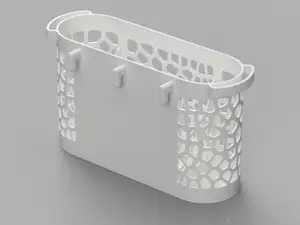 Cesto para panel SKADIS de IKEA Diseño Voronoi