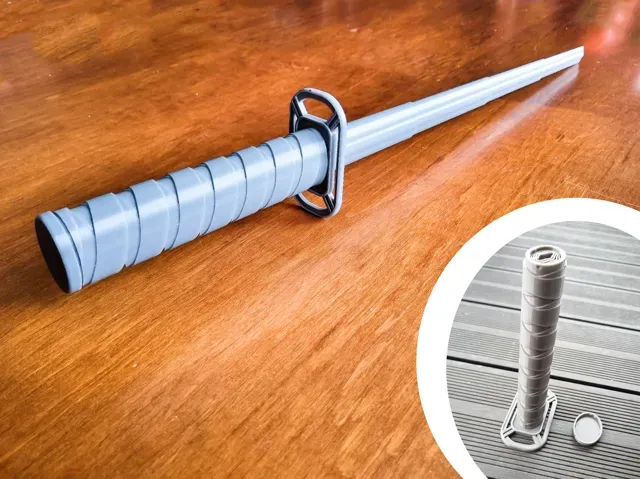 Collapsible Katana Sword (Print-in-Place)
