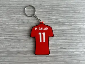 Mohamed Salah T-Shirt Keychain - Liverpool FC