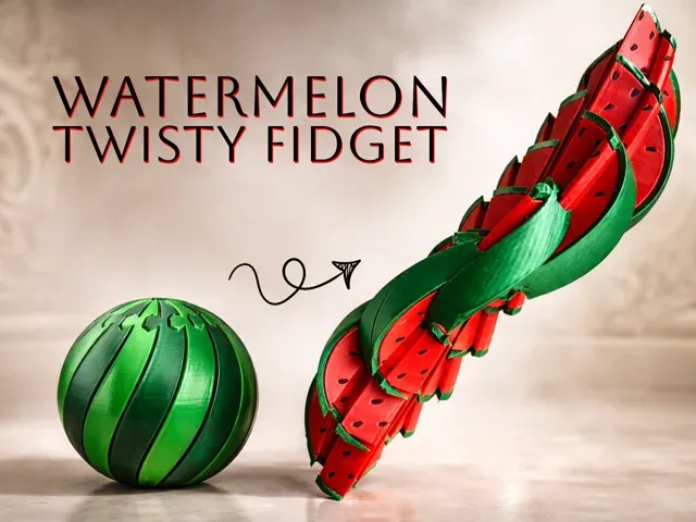 Twisty Sensory Watermelon Fidget  