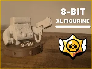 8-Bit | XL Brawl Stars Figurine (NO AMS)