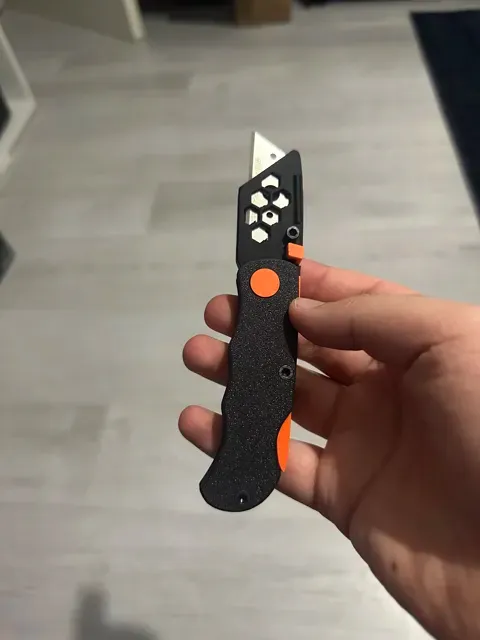 HEX FOLDING Razor Blade Box Cutter Utility Knife — Фото 4 из 7
