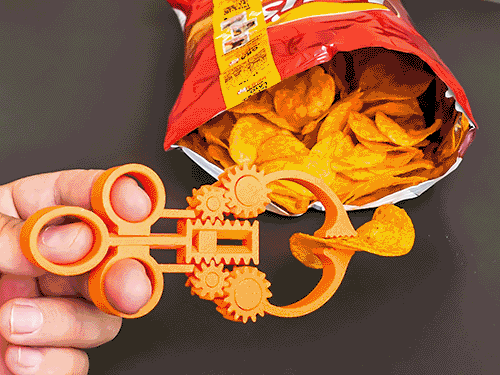 Gear Grabber Hand (Print in place)