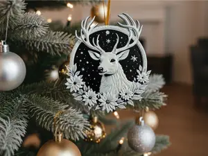 Christmas Stag Decoration