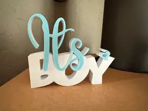 Its a Boy Schriftzug Babyparty Showerparty