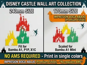 Colección Castillos Mágicos Disney – Arte de Pared