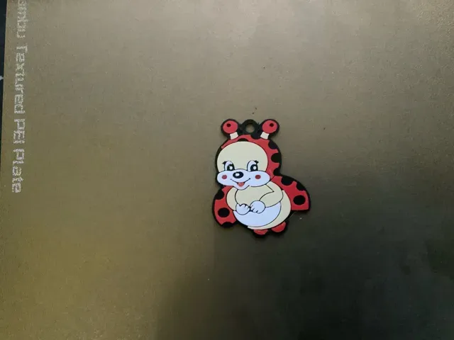 cute animal , laura the ladybird keychain / necklace charm (free for commercial use) — Фото 2 из 2