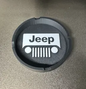 Removable base Ash Tray, Jeep!