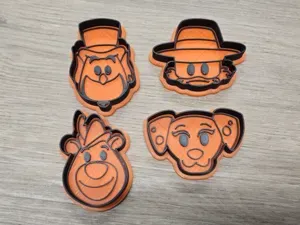 Character Cookie Cutter Stamp Pack 71
