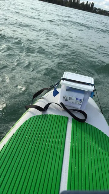 SUP Fin with Dual Apisqueen U-01 Motor Mount — Image 3 of 5