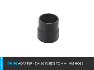 DN 50 Adapter - DN 50 inside to ~ 44 MM Hose