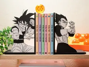 Bookend of Goku and Vegeta (2 units)