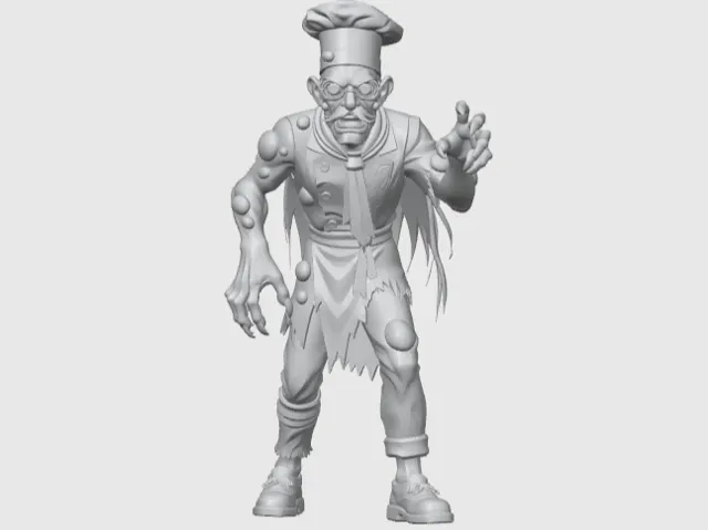 Deambulante Tossico Cuoco Miniatura Zombicide