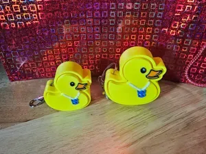 Royal Caribbean Cruising Duck clicker Keychain