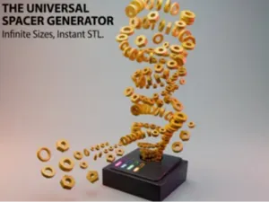 Parametric standoff/spacer and washer generator