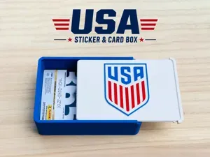 USA Sticker & Card Collector Box