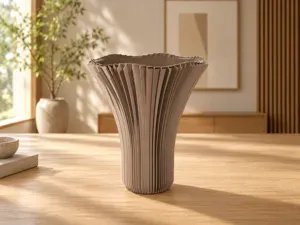 Chanterelle Lamella Vase – Mushroom Decor