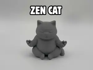 Meditating Cat - Zen Cat Figurine