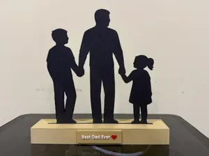 Best Dad Ever Silhouette - Father’s Day Gift - Dad