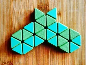 Articulated Triangles Fidget 24 Sectors Big HEX