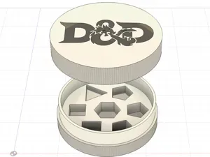 Customizable D&D Dice Holder (Portadadi D&D)