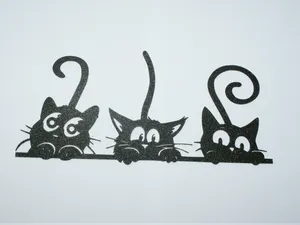 3 Katzen _ 3 Cat Wall Art