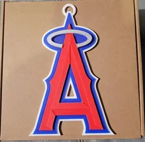 ANAHEIM ANGELS 3D Logo 180mm series