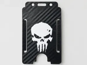 Punisher Skull ID Card Badge Holder | Lanyard