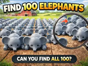 Find 100 Mini Elephants – Hide Them Everywhere