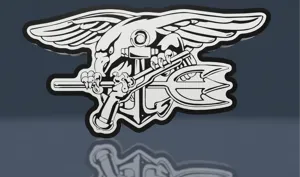 Navy SEAL Insignia LED Lamp (Light Box) + Stand