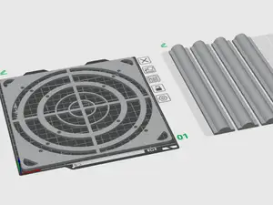 带风扇位的路由器支架/Router shelf with fan mount