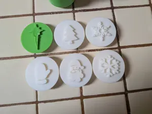 Christmas soap stamps with handle
