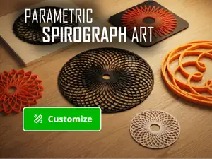 Parametric Spirograph Art Generator