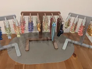 Modular Articulated Keychain Display Stand