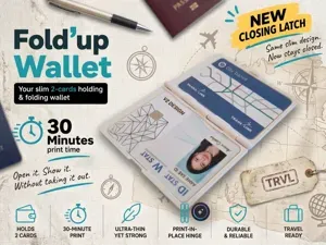 Slim 2-card folding wallet - 30 min only