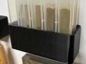 Wall mount storage for set up bar gauge blocks