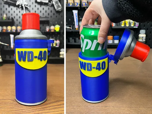 Grease Can Style Beer or Soda Can Holder
