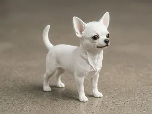 Chihuahua Mini Realistic Cute Pocket Dog Figurine