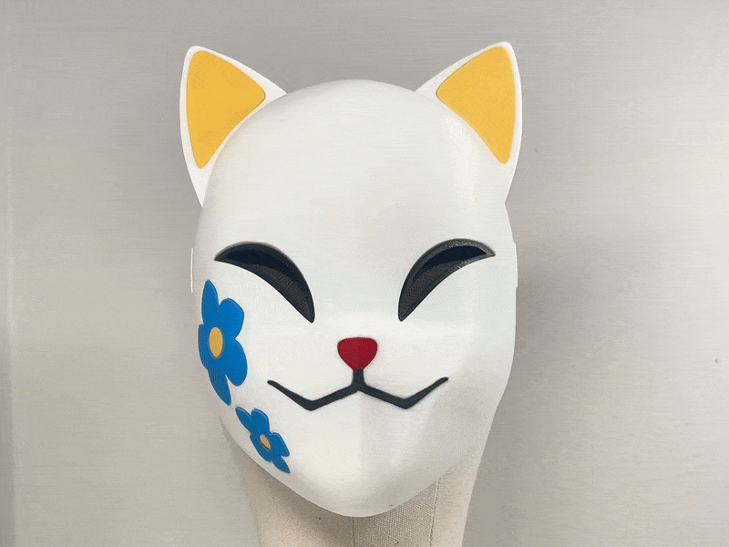 Demon Slayer Mask - Makomo