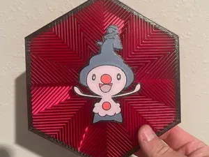 #439 Mr. Mime Jr. Hex Wall Art