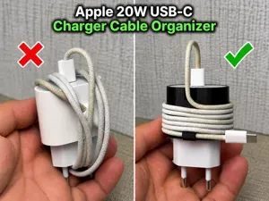 Apple 20W USB-C Charger Cable Organizer