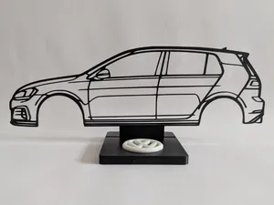 Volkswagen Golf MK7 silhouette