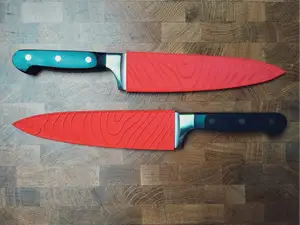 Patterned knife sleeve