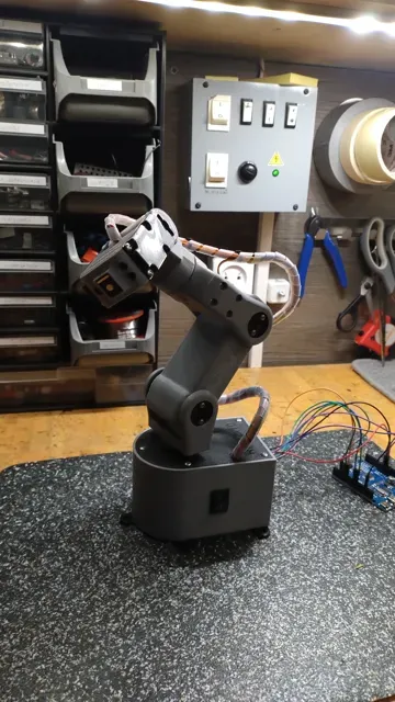 DIY 3D Printed Robotic Arm (Arduino Controlled) — Image 16 of 17