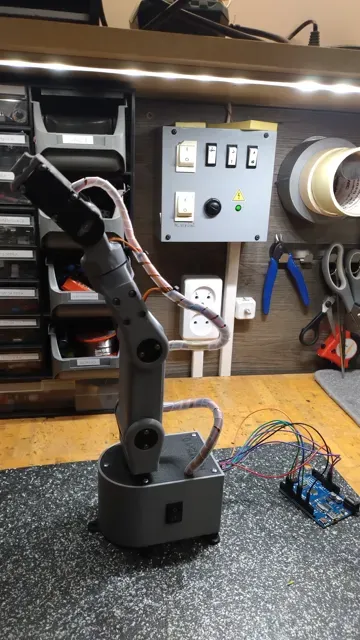 DIY 3D Printed Robotic Arm (Arduino Controlled) — Image 17 of 17